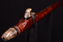 Redwood Burl Native American Flute, Minor, Mid F#-4, #G14G